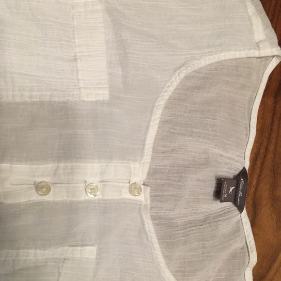 Eddie Bauer White Shirt Medium - Picture 2 of 2